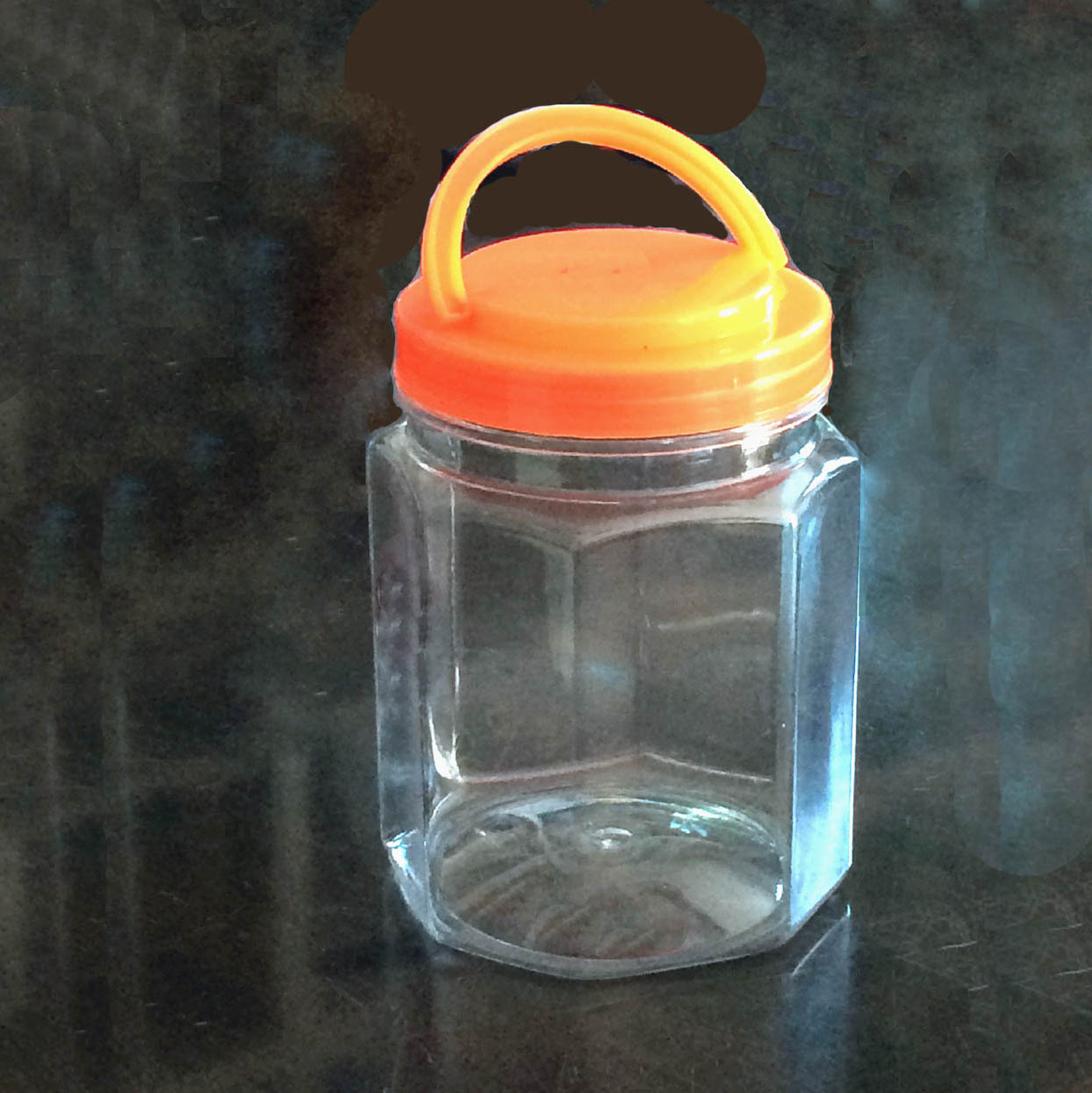聚酯PET塑料瓶 编号: 3号八角形 长100mm 宽100mm 高145mm 口径85mm 容量1升
