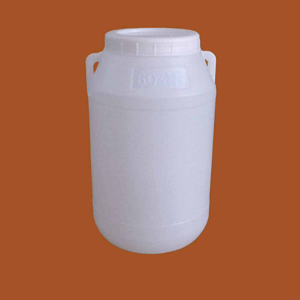 固定提手塑料圆桶　编号：60-118；直径390mm 高650mm 口径245mm 容量：60公斤